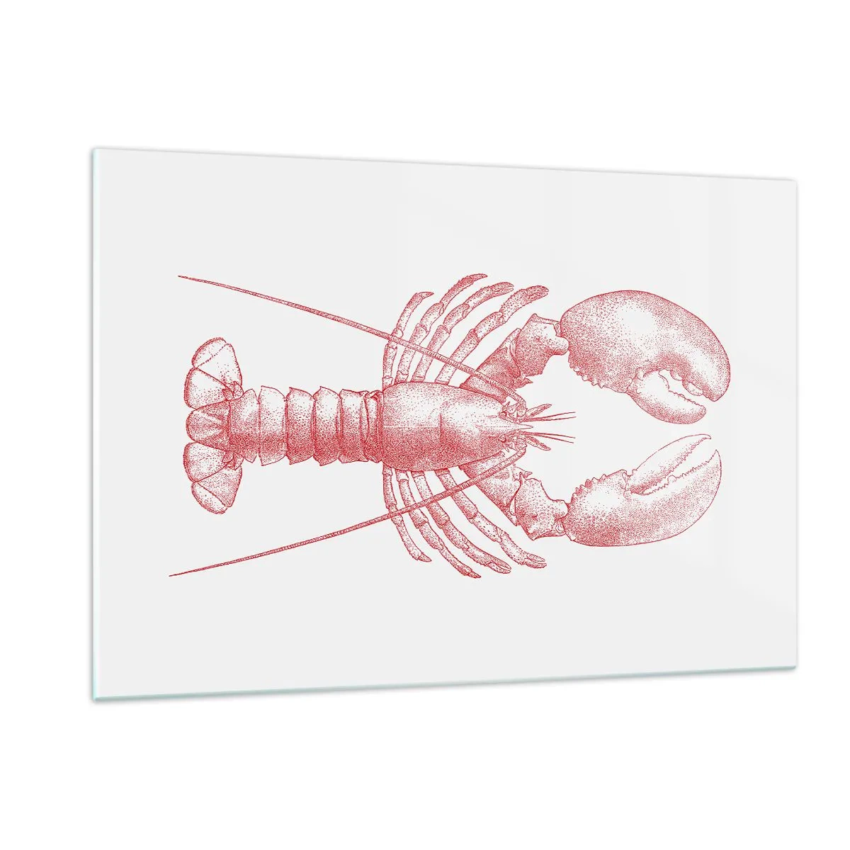 Tablou pe sticlă - Homar demn de Homer - 120x80 cm