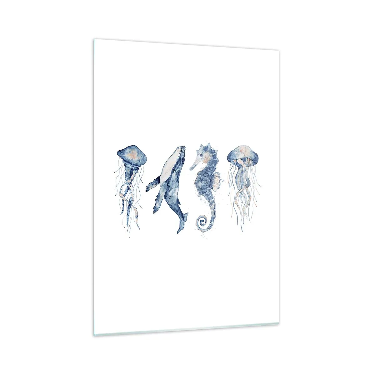Tablou pe sticlă - Fauna marină sălbatică - 50x70 cm