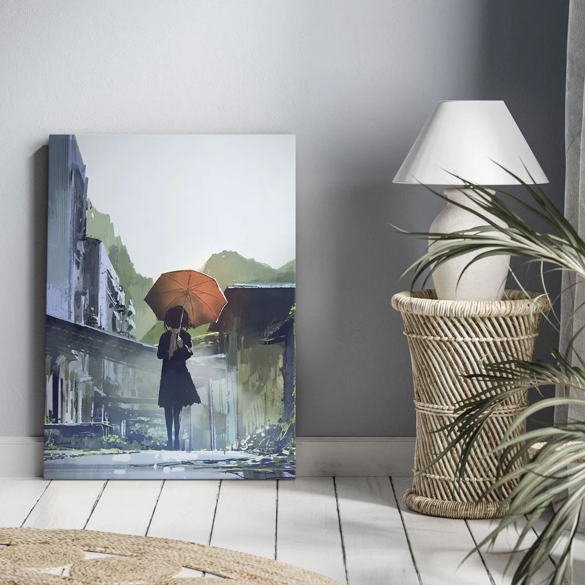 Tablou pe pânză - Ploaie revitalizantă - 80x120 cm