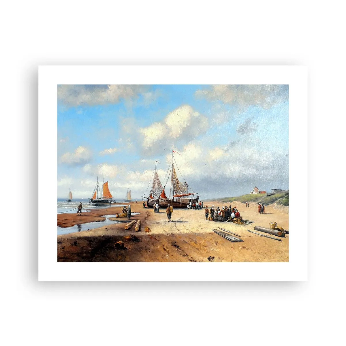 Poster - Pescuit de succes - 50x40 cm