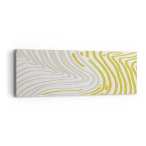 Tablou pe pânză - Compoziție cu cambrare ușoară - 90x30 cm