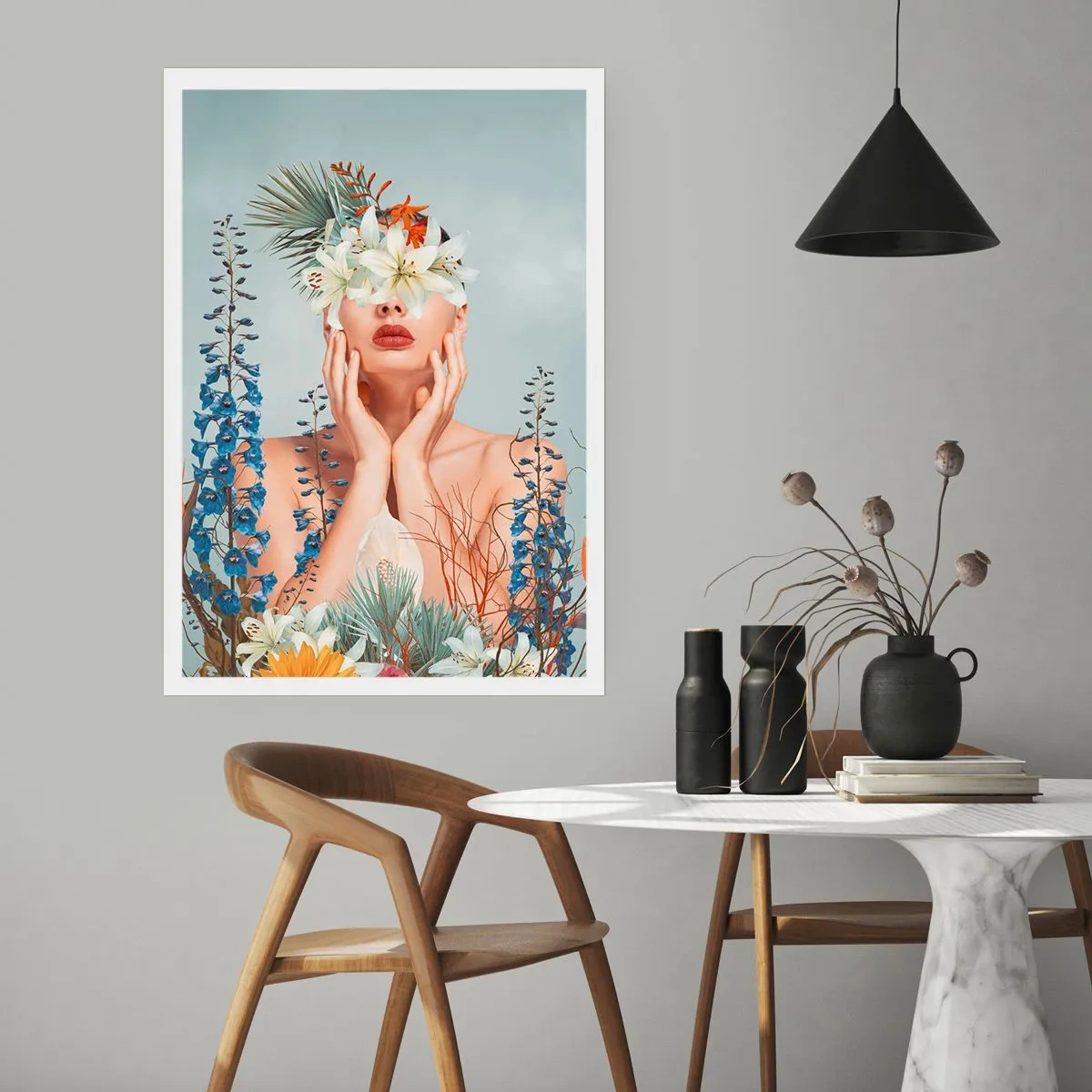 Poster - Femeia floare - 70x100 cm