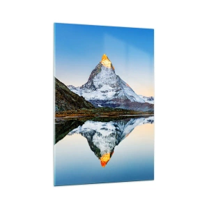 Tablou pe sticlă - Două lumi - 70x100 cm