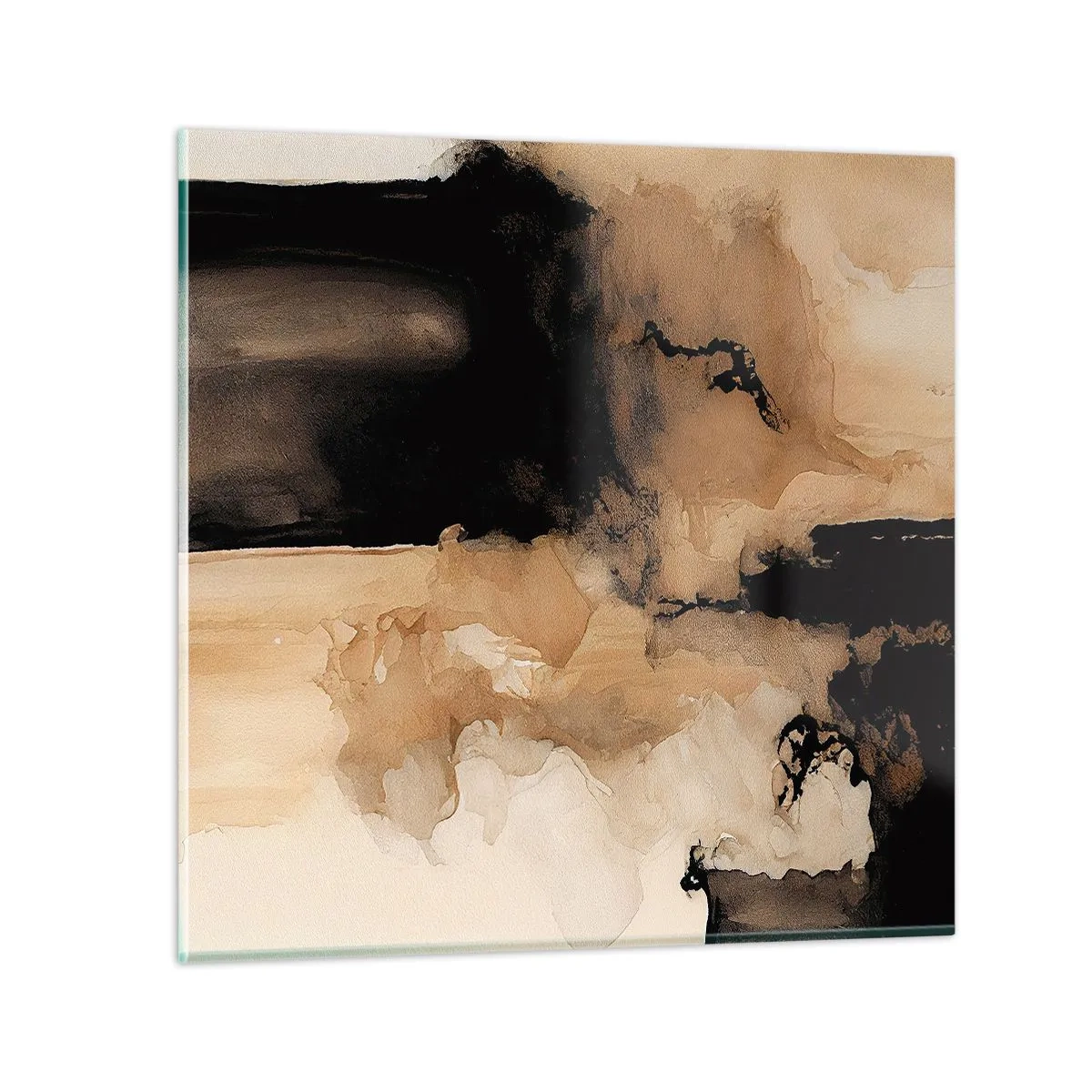 Tablou pe sticlă - O abstractizare intrigantă - 30x30 cm