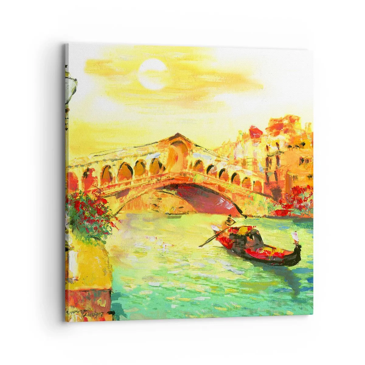 Tablou pe pânză - Pelerinaj de îndrăgostiți - 70x70 cm