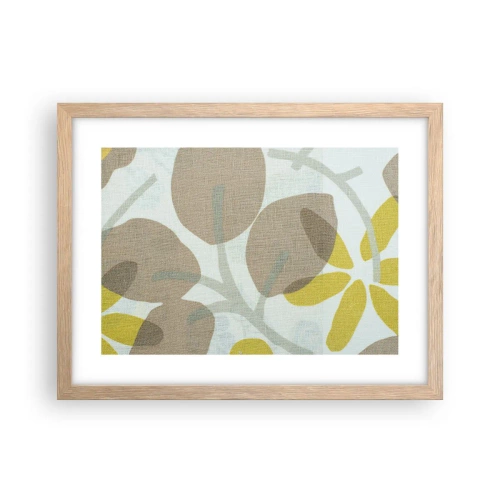 Poster în ramă de stejar deschis - Compoziție în plin soare - 40x30 cm