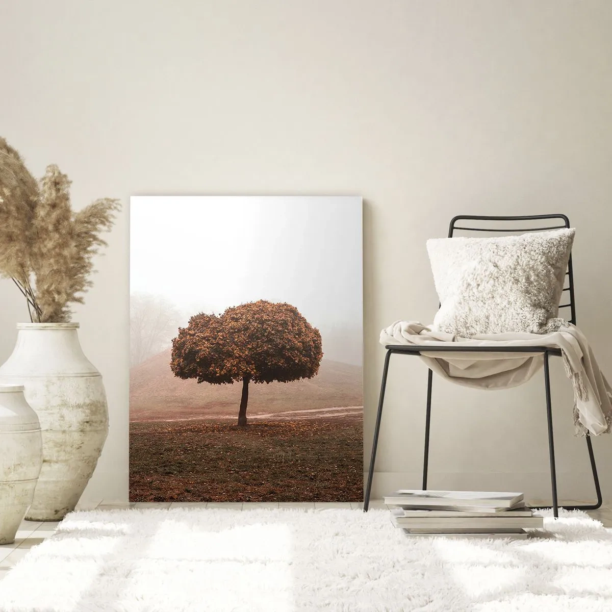 Tablou pe sticlă - După o vară aglomerată - 50x70 cm