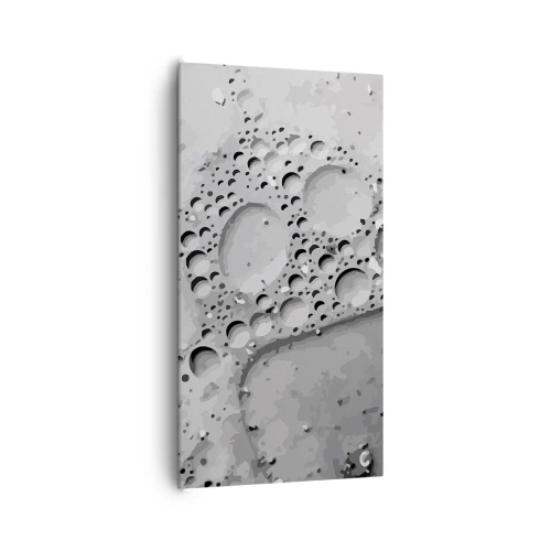 Tablou pe pânză - Amprenta spumoasă - 65x120 cm