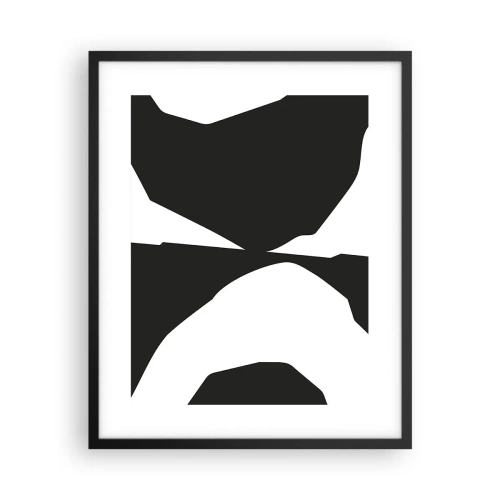 Poster în ramă neagră - Pozitiv -negativ - 40x50 cm