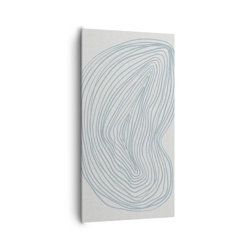 Tablou pe pânză - Zâmbet de picături - 65x120 cm