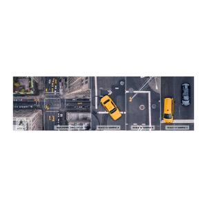 Mostră de Tapet Standard Eco - O alegere simplă - New York, Oraș, Arhitectură - 100x30 cm