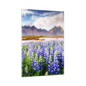 Tablou pe sticlă - Putere și severitate alături de blândețe - 50x70 cm