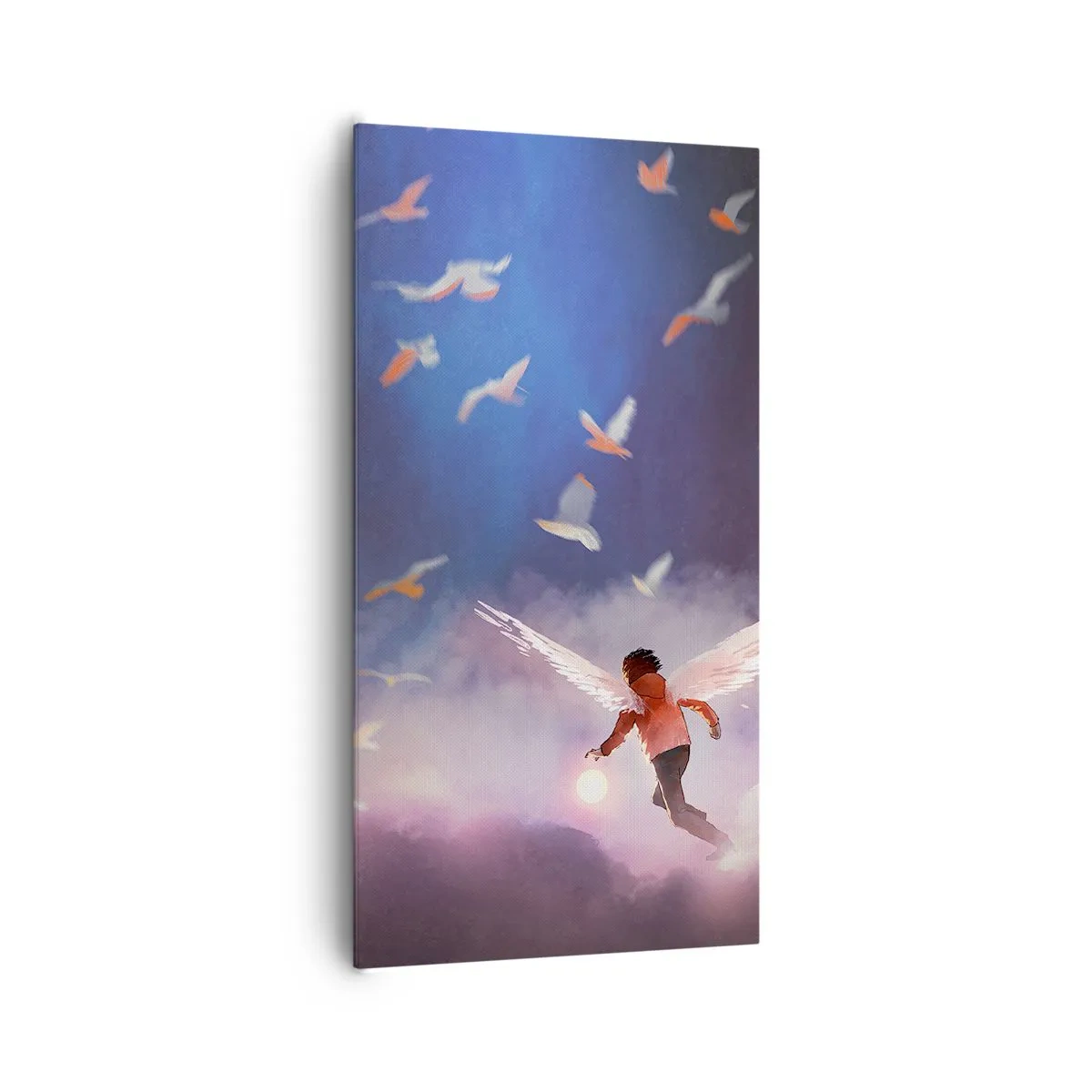 Tablou pe pânză - Este nevoie de imaginație și curaj - 65x120 cm