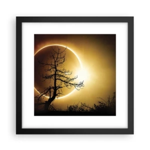 Poster în ramă neagră - Eclipsă totală - 30x30 cm
