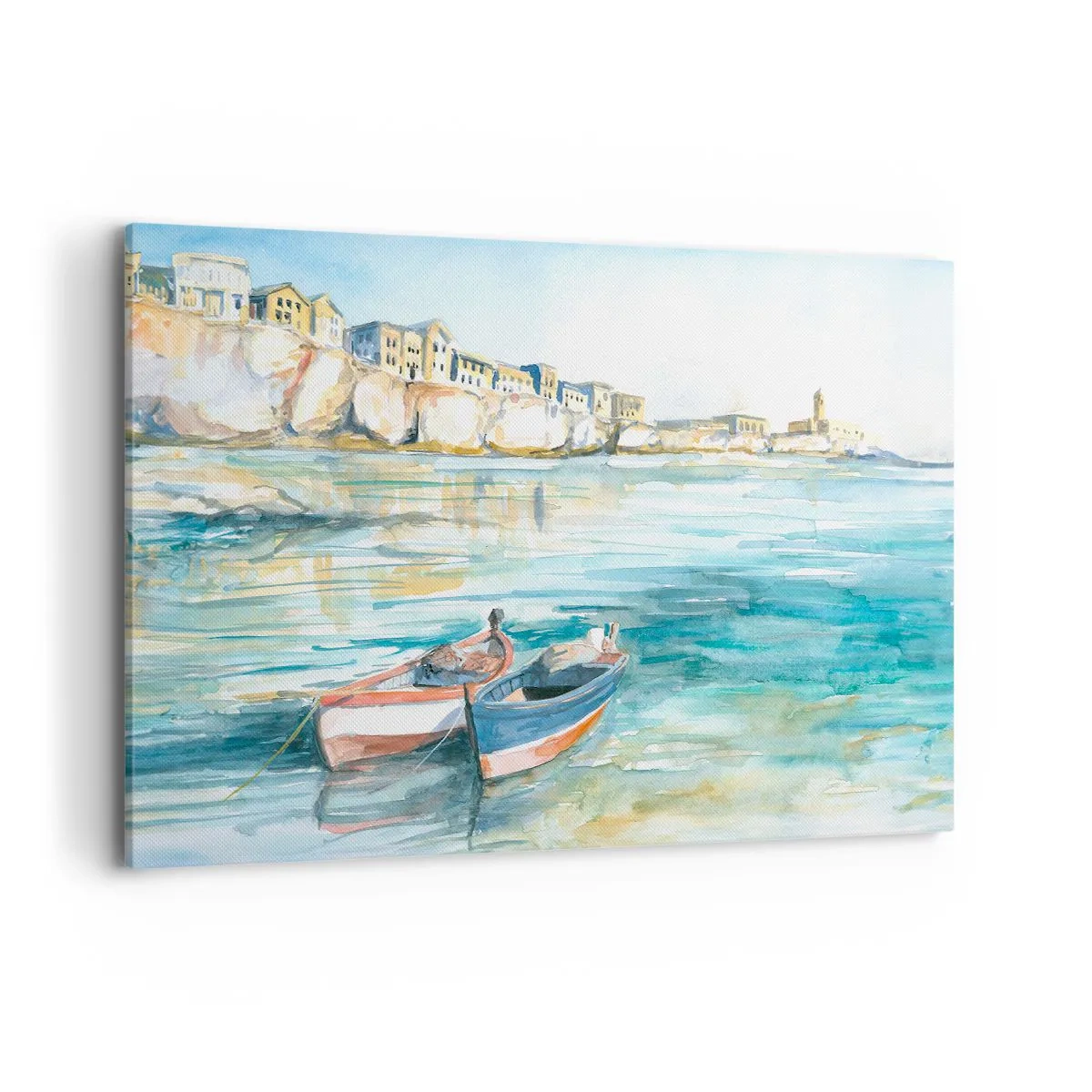 Tablou pe pânză - Peisaj în azur - 120x80 cm