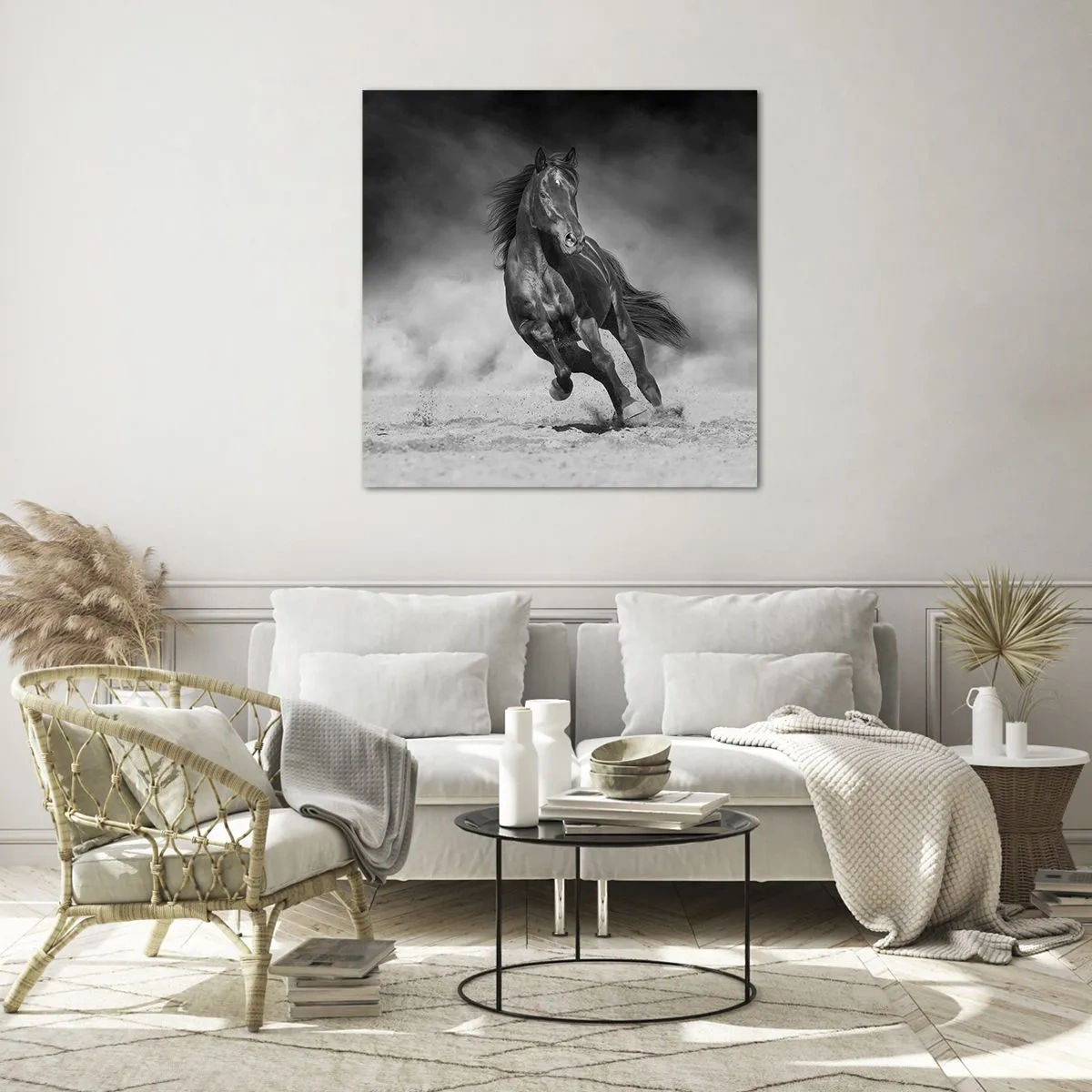 Tablou pe sticlă - Dorința emirului - 60x60 cm