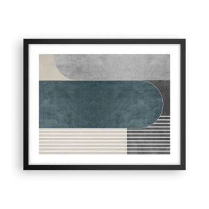 Poster în ramă neagră - Compoziție de nivel - 50x40 cm