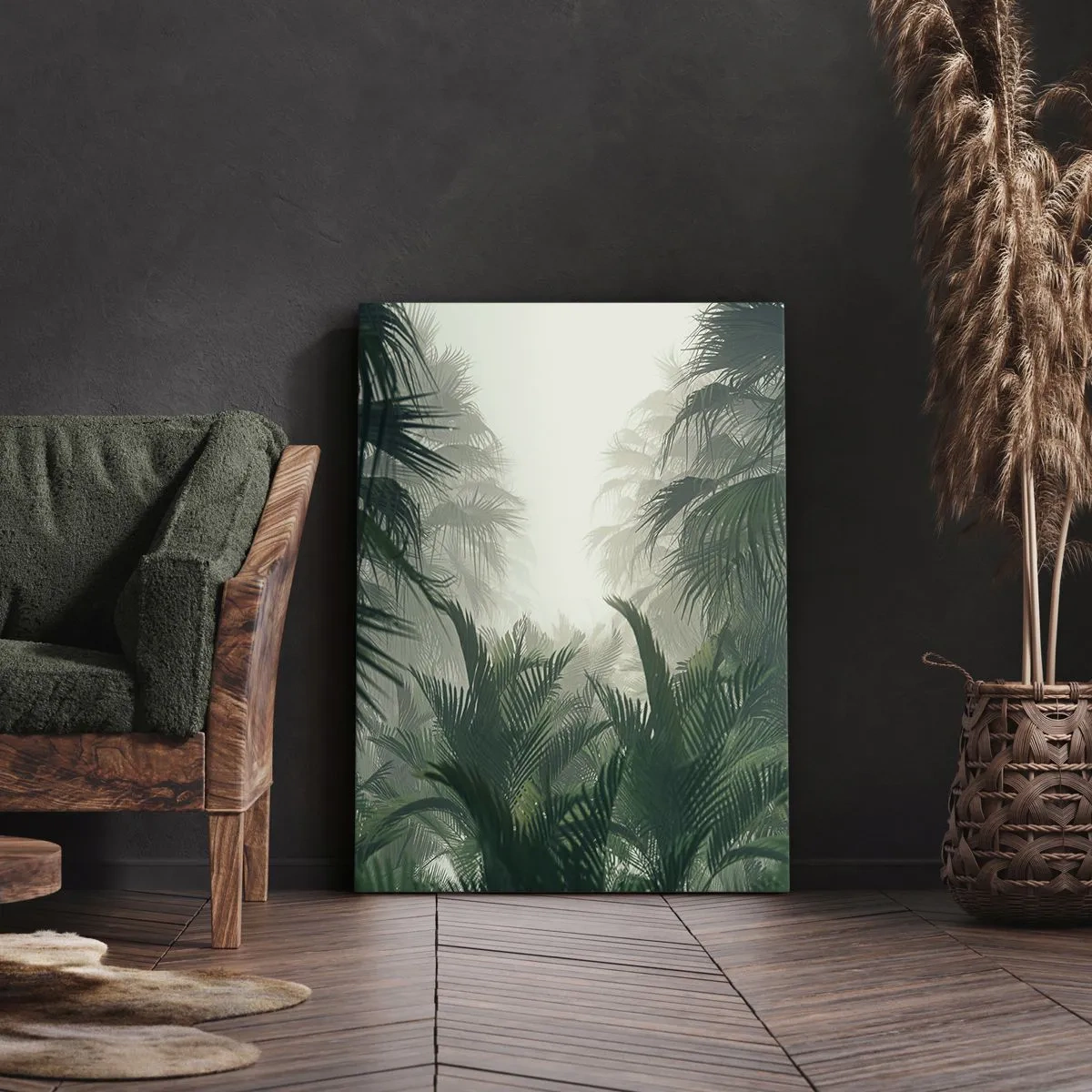Tablou pe pânză - Mister tropical - 65x120 cm