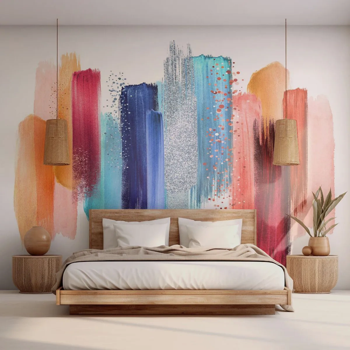 Tapet Premium Sand - Sus și jos  - Abstracția, Bucată, Artă Modernă - 500x350 cm