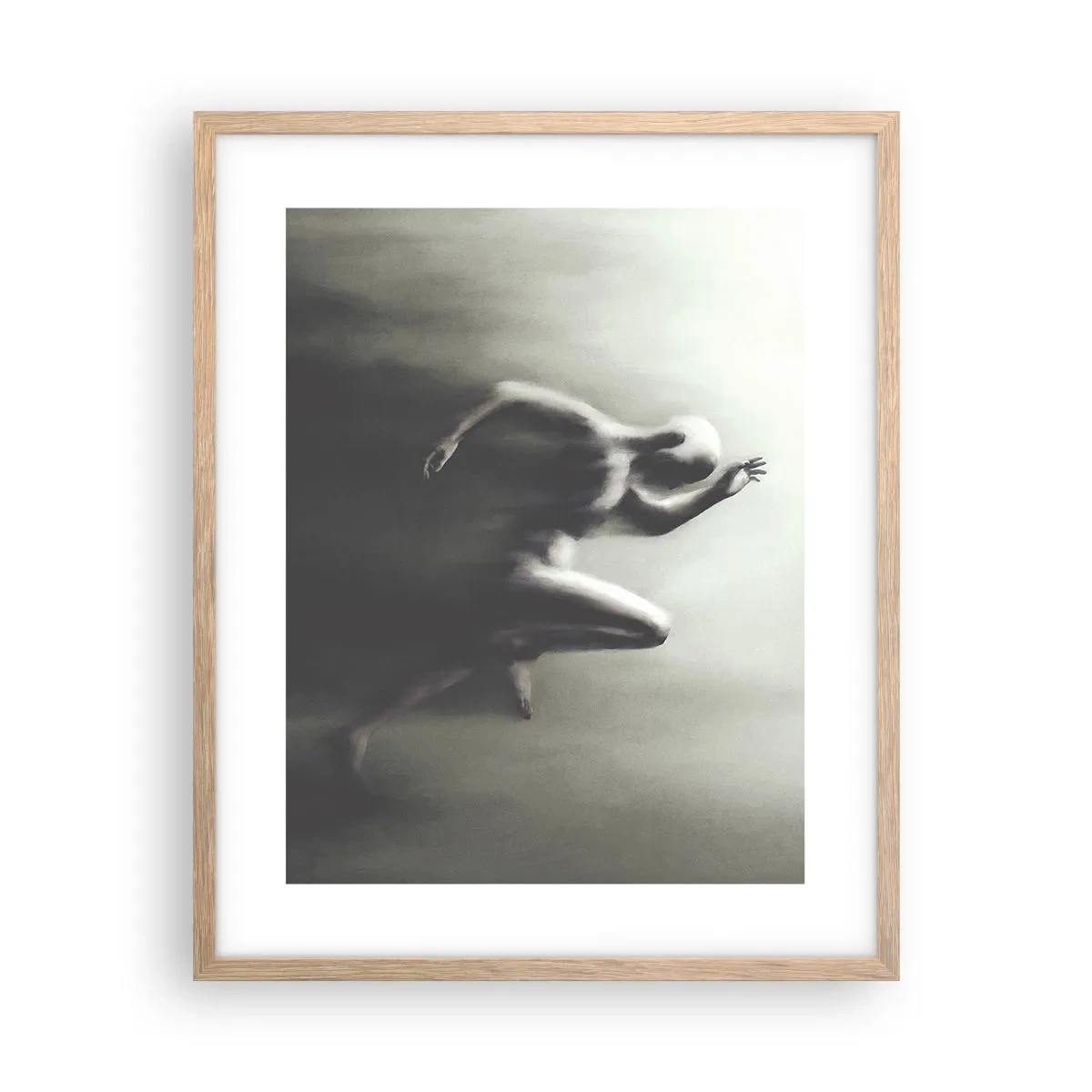 Poster în ramă de stejar deschis - De neoprit - 40x50 cm