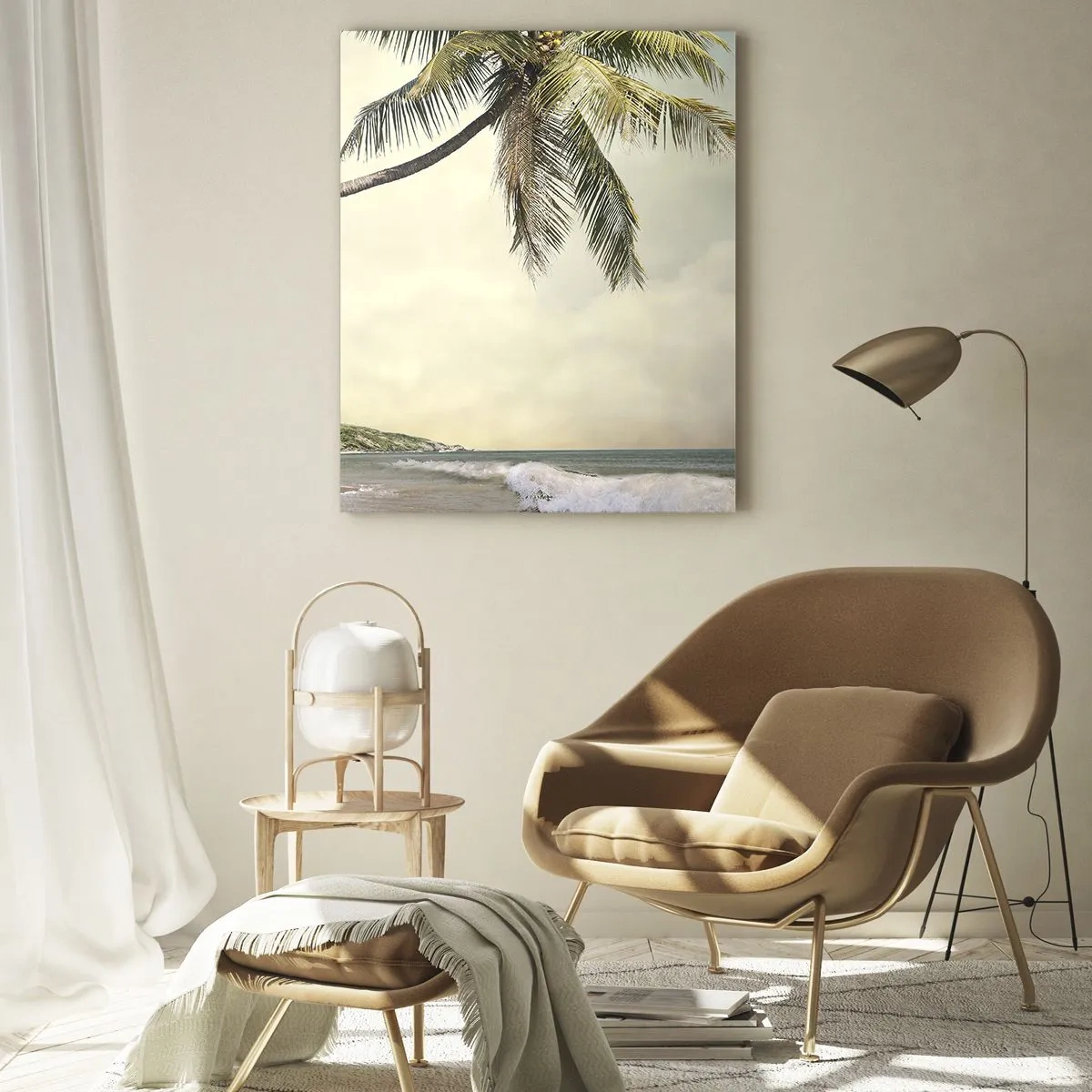 Tablou pe sticlă - Vis tropical - 70x100 cm