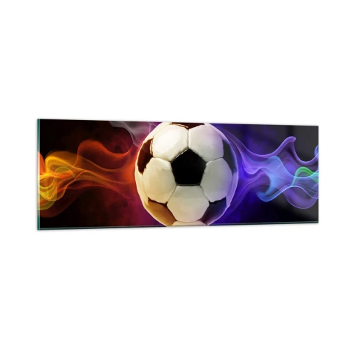 Tablou pe sticlă - Puterea magică a jocului - 90x30 cm