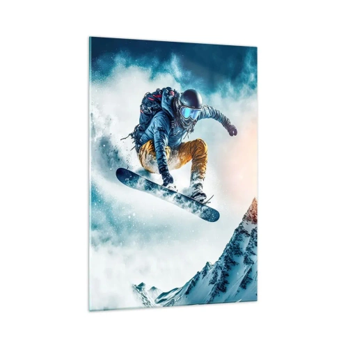 Tablou pe sticlă - Emoții extreme - 70x100 cm