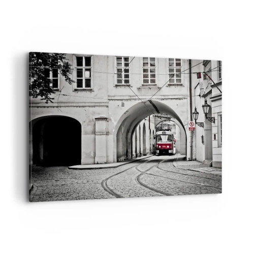 Tablou pe pânză - Printr-un labirint urban - 120x80 cm