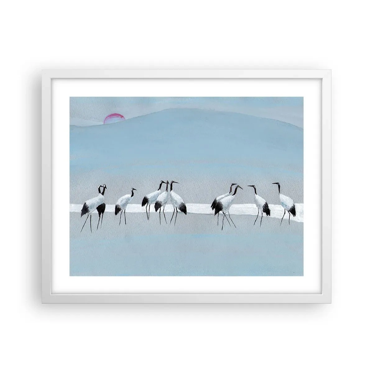 Poster în ramă albă - După o zi fierbinte - 50x40 cm