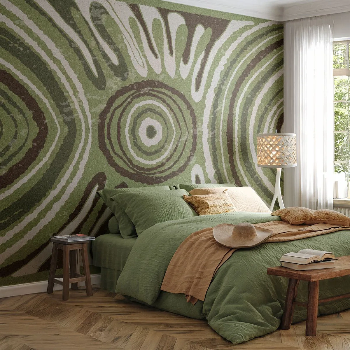 Tapet Premium Canvas - Explozie de emoții - În vârstă, Boho, Bucată - 150x105 cm