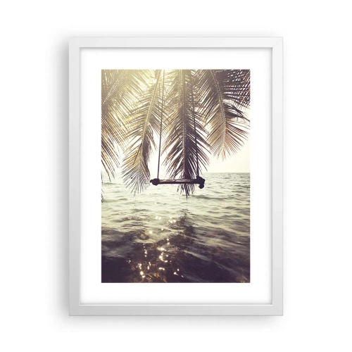 Poster în ramă albă - Poți să te dai în vânt după pofta inimii tale - 30x40 cm