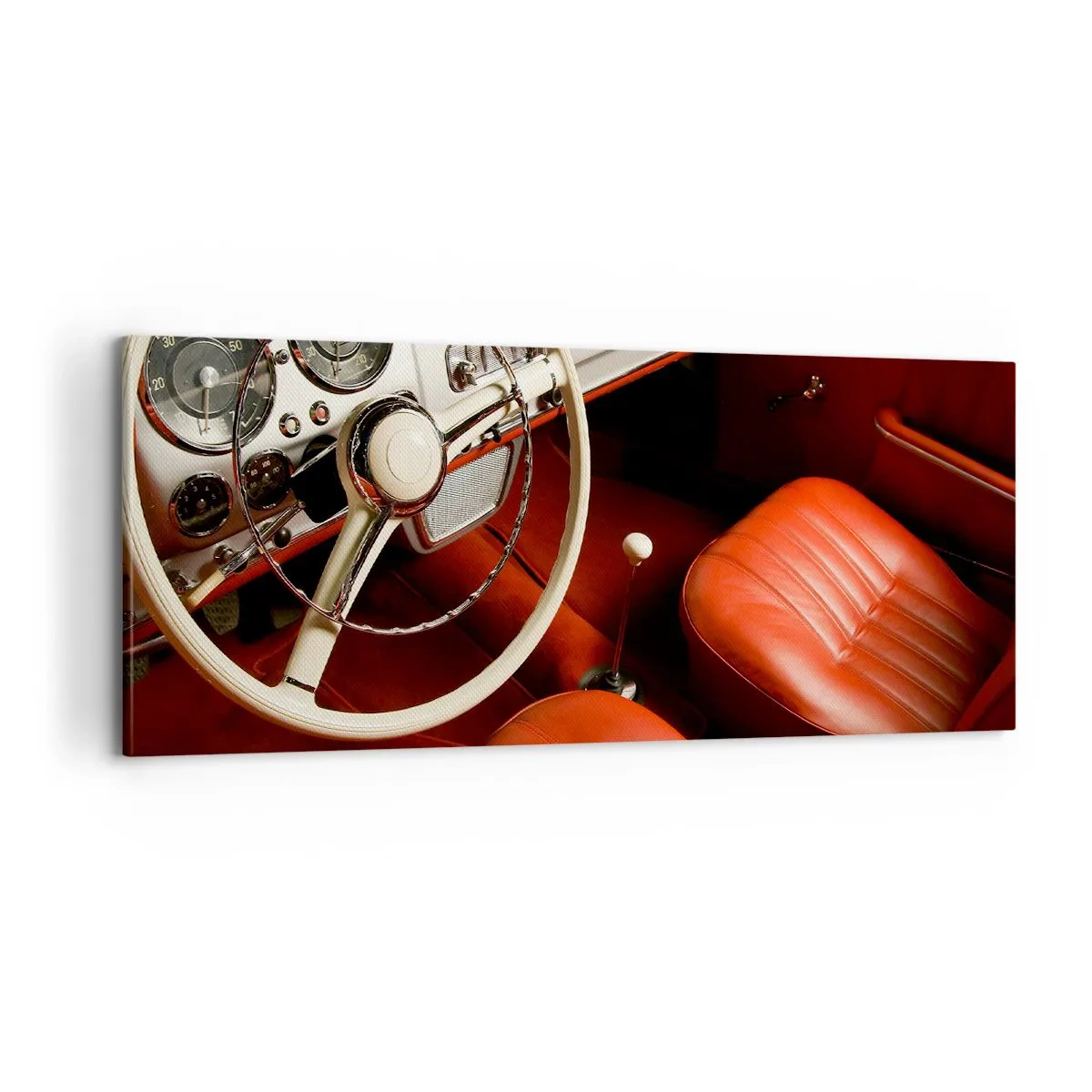 Tablou pe pânză - Lux în stil vintage - 100x40 cm