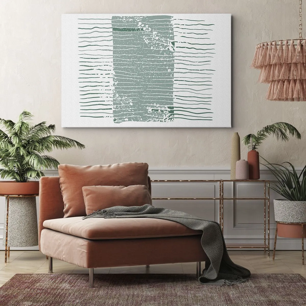 Tablou pe pânză - Abstracție marină - 70x50 cm