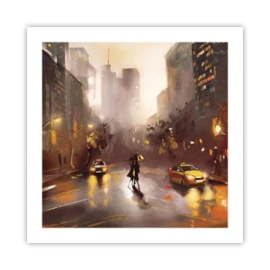 Poster - În luminile New York-ului - 50x50 cm