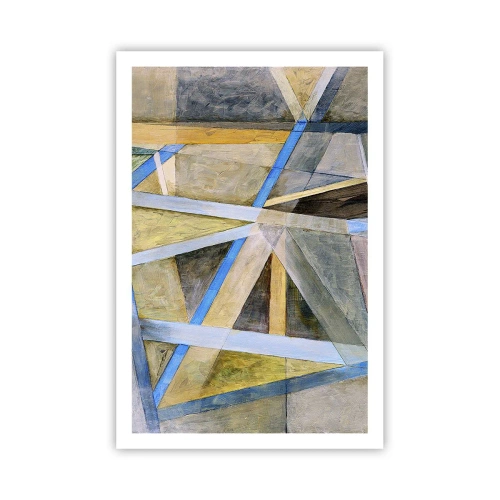 Poster - Drept sau de-a curmezișul? - 61x91 cm