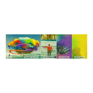 Mostră tapet Premium Canvas - Aducând această lume la viață - Abstracția, Om, Model modern - 100x30 cm