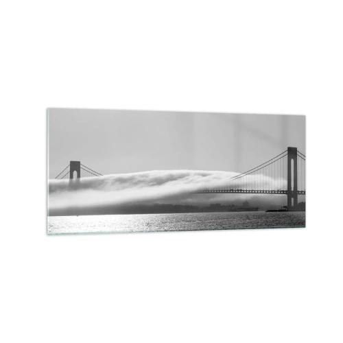 Tablou pe sticlă - Să trecem prin Golden Gate - 120x50 cm