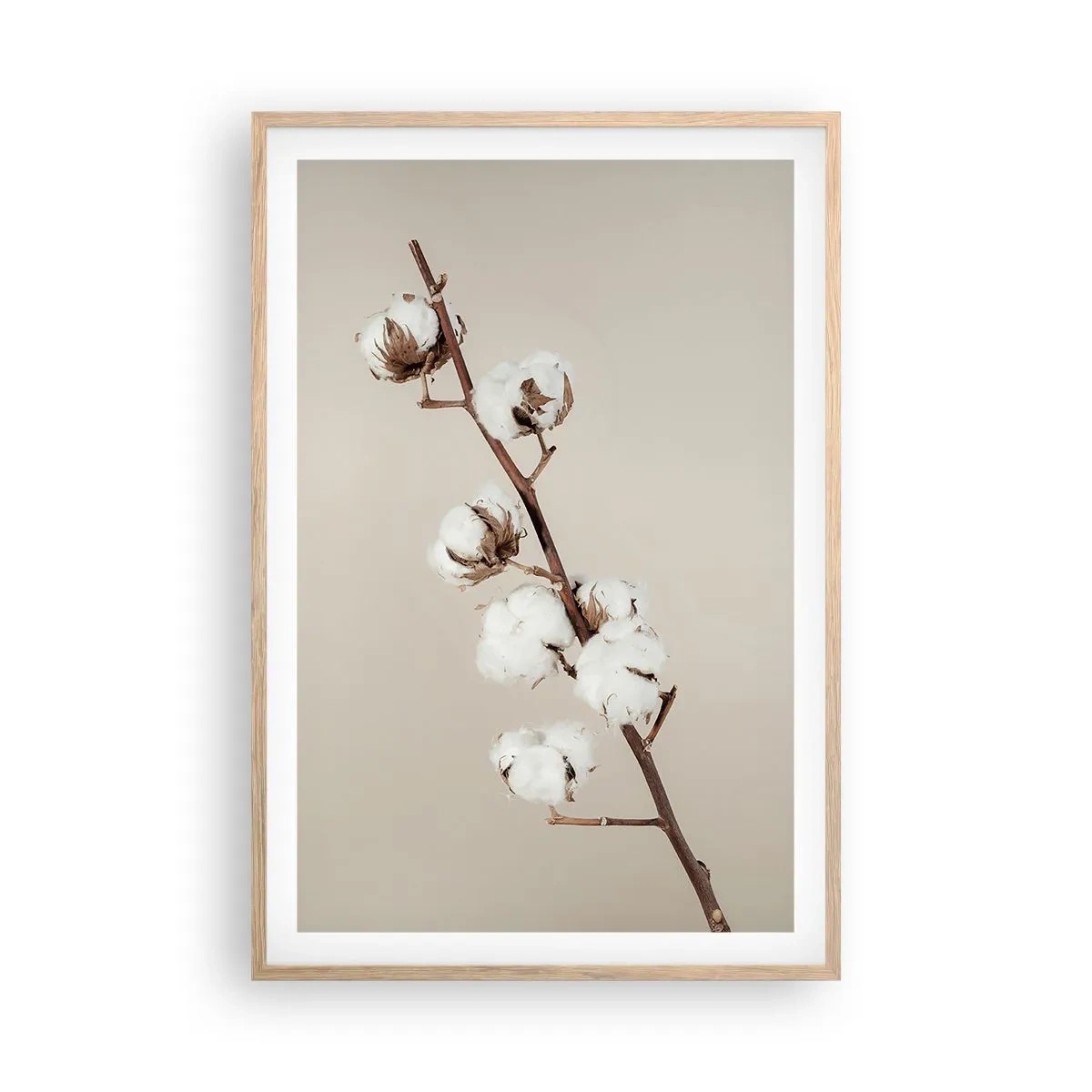 Poster în ramă de stejar deschis - La sursa moliciunii - 61x91 cm