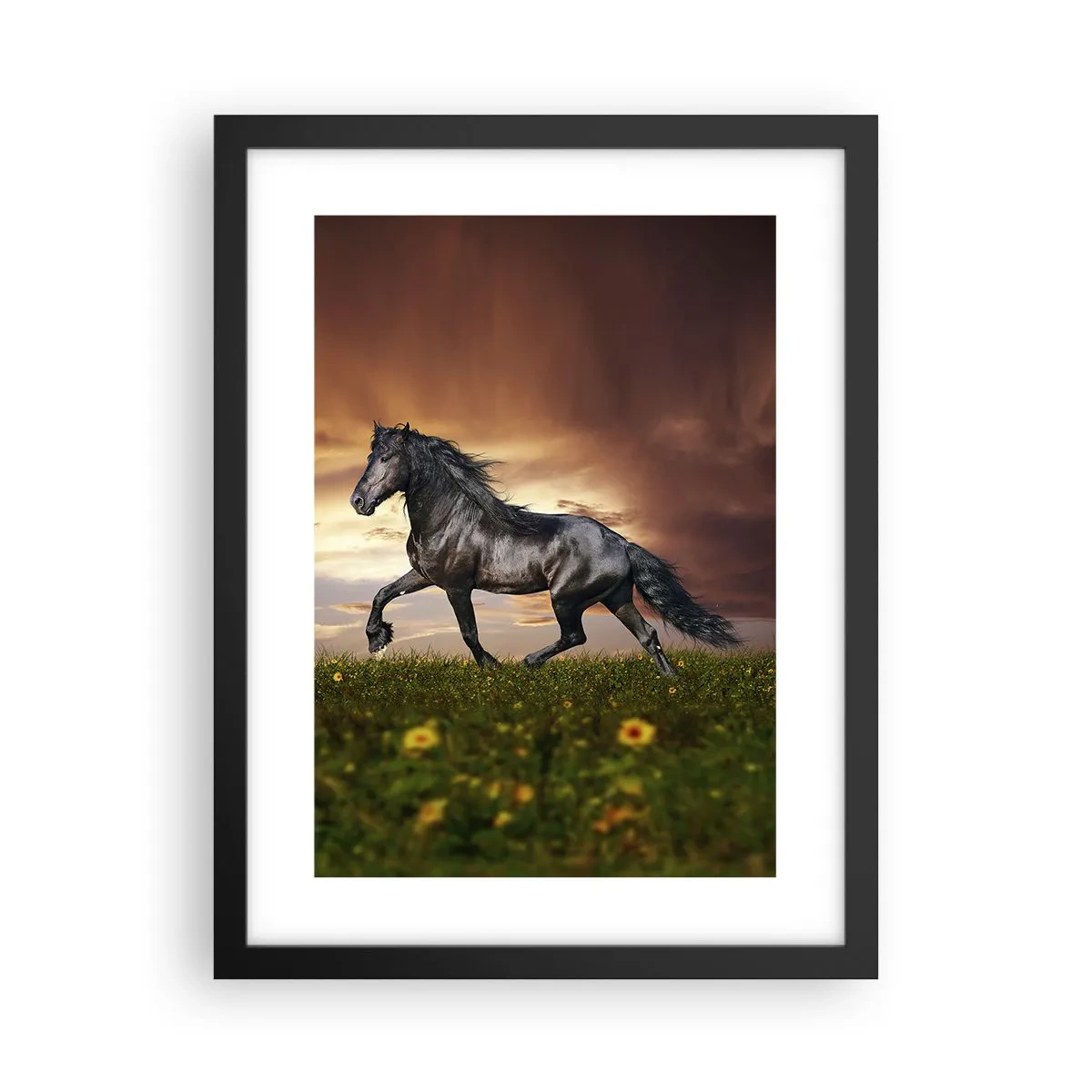 Poster în ramă neagră - Prințul negru - 30x40 cm
