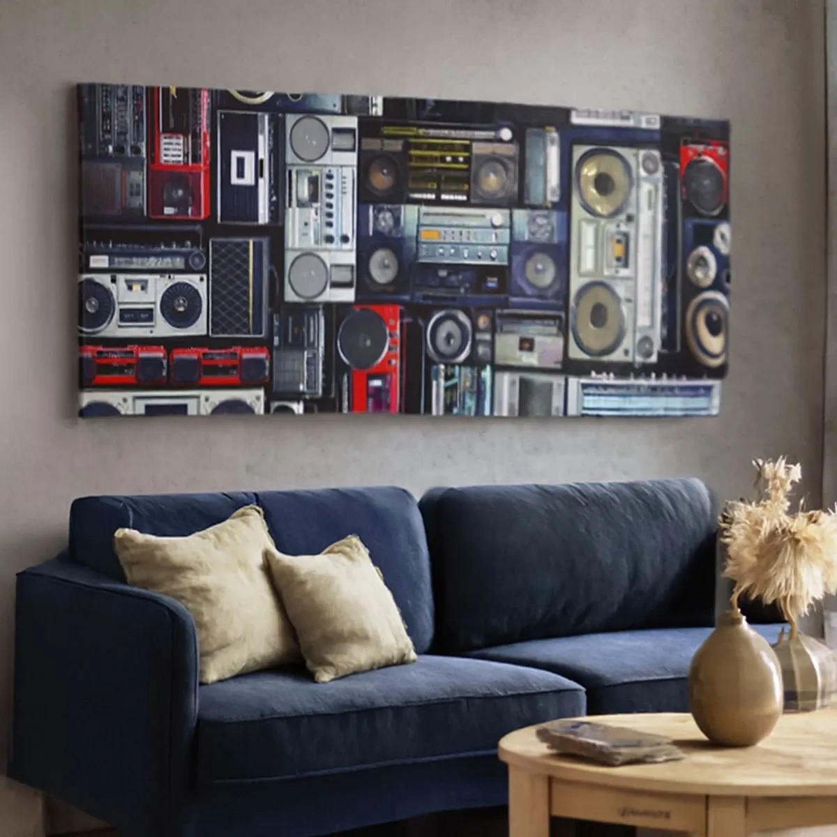 Tablou pe pânză - Nostalgie pentru anii `80. - 100x40 cm