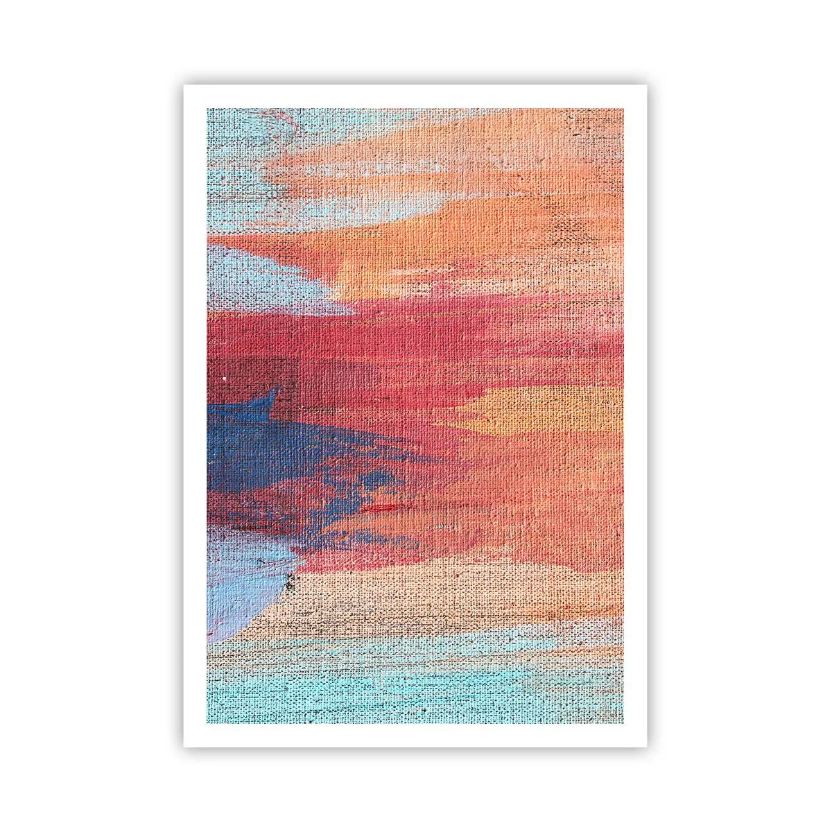 Poster - Plutind prin curcubeu - 70x100 cm
