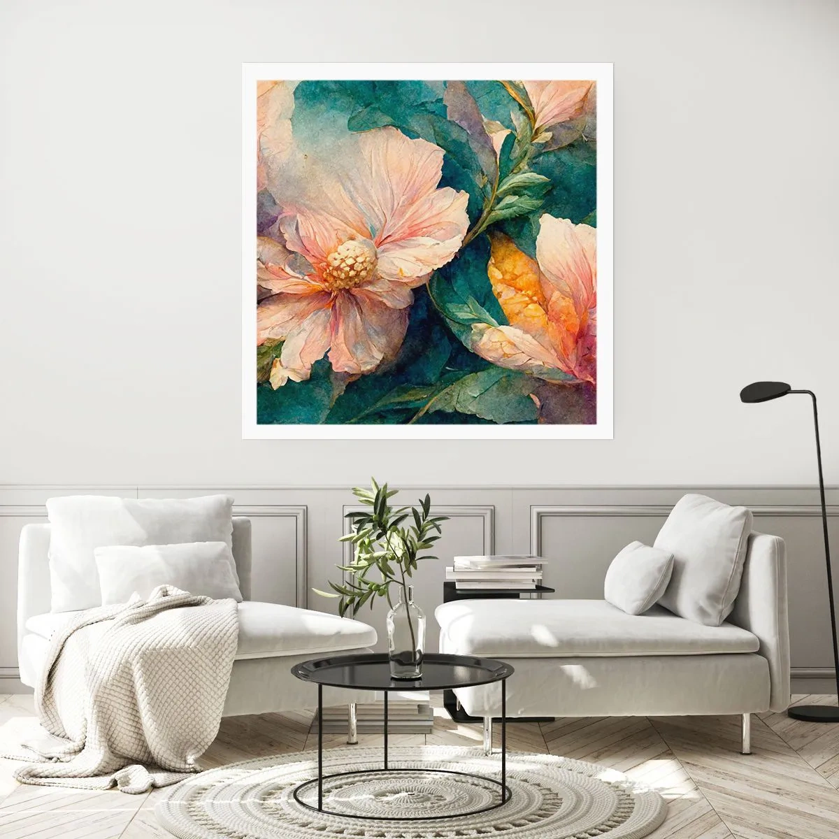 Poster - Subtilitate pură - 60x60 cm
