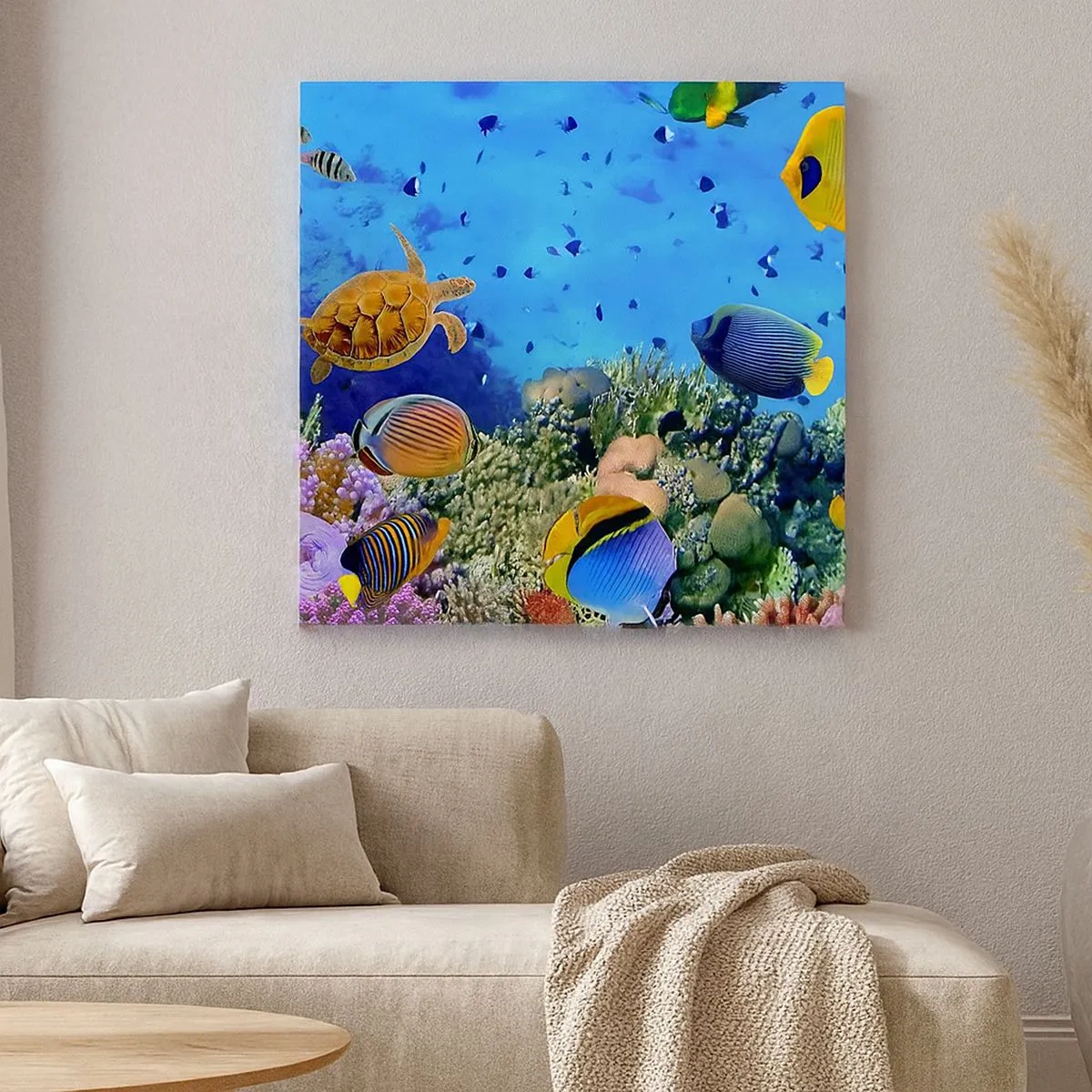 Tablou pe pânză - Și ce știm noi despre viață... - 30x30 cm