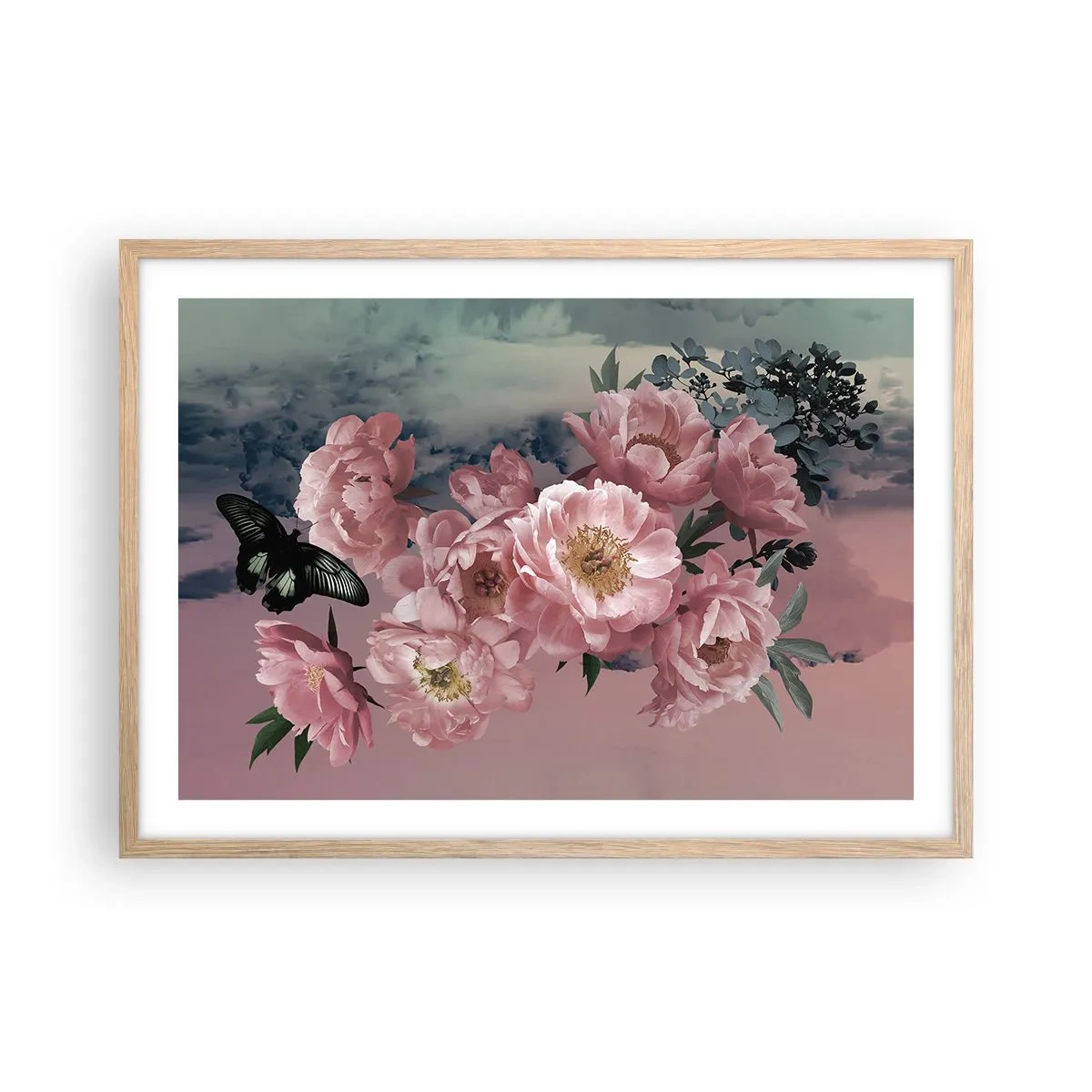 Poster în ramă de stejar deschis - Apogeul romantismului - 70x50 cm