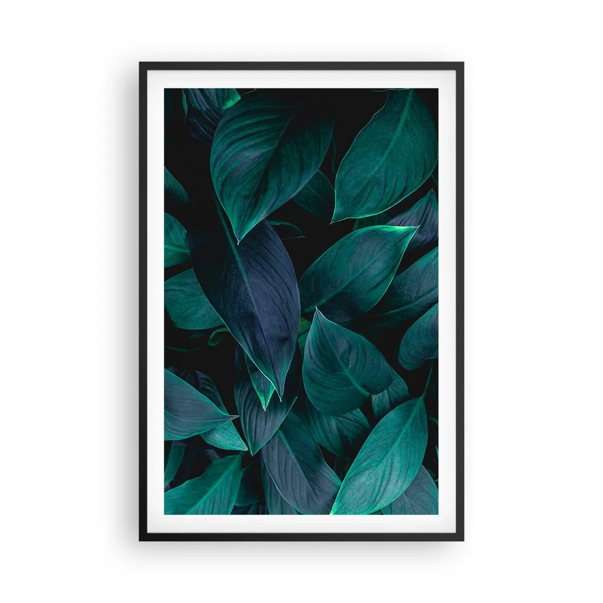 Poster în ramă neagră - Verdeața în sine - 61x91 cm
