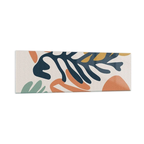 Tablou pe sticlă - Mări de corali - 160x50 cm