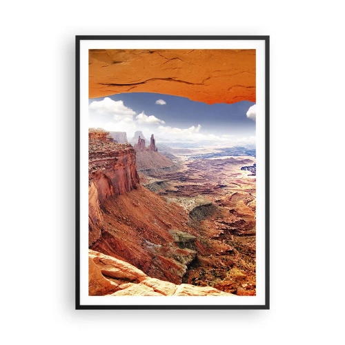 Poster în ramă neagră - Sculptat de natura însăși - 70x100 cm