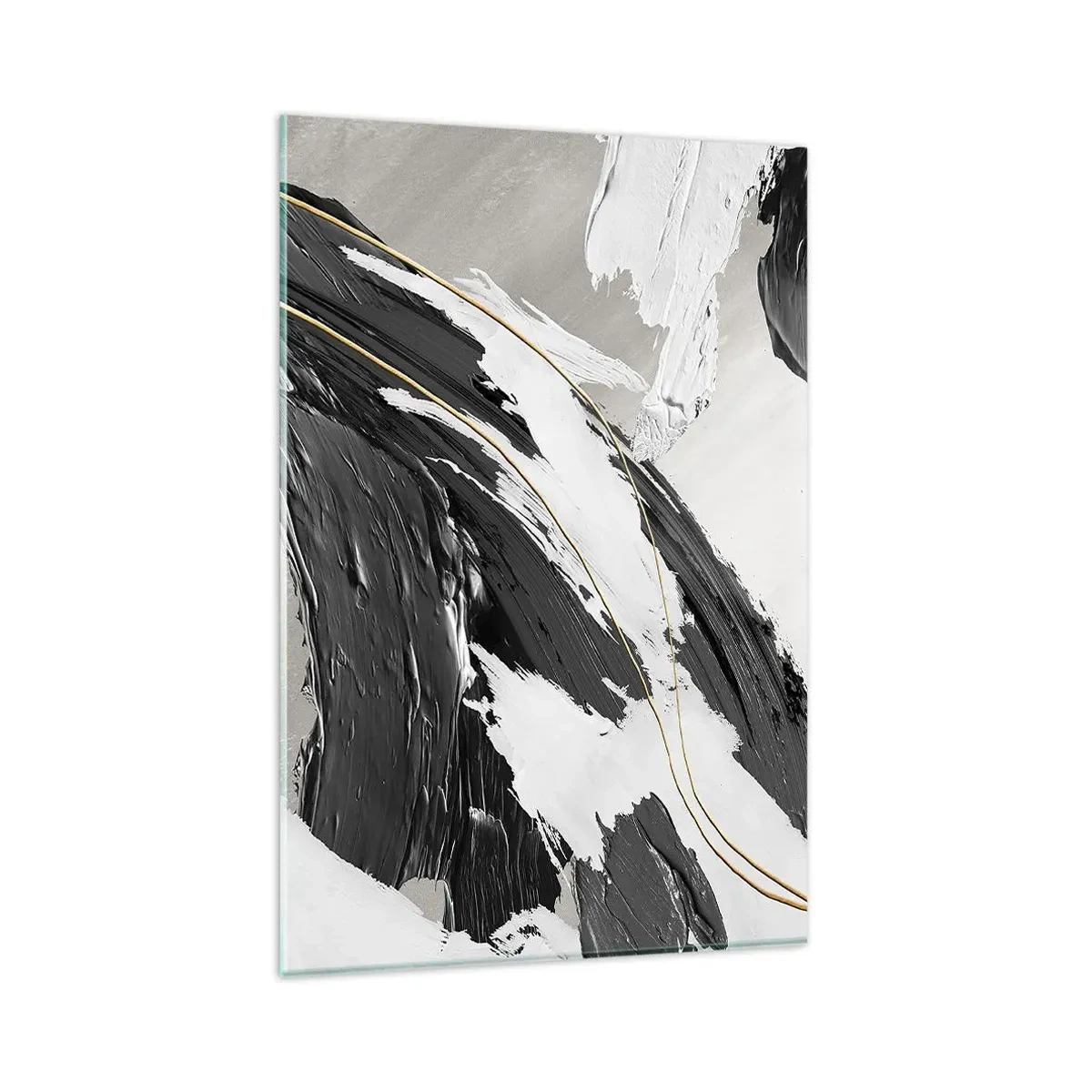 Tablou pe sticlă - Abstracție cu fler - 80x120 cm