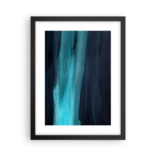 Poster în ramă neagră - Du-te cu fluxul - 30x40 cm