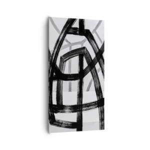 Tablou pe pânză - Construind adâncimea - 65x120 cm